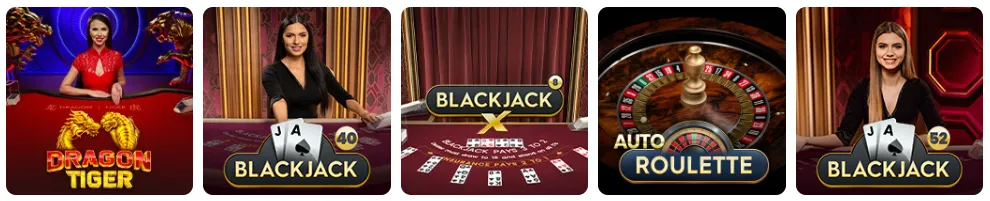 Live casino games at HotStreak Casino